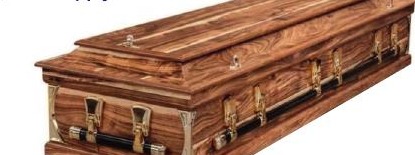 Coffin included with the Silver plan